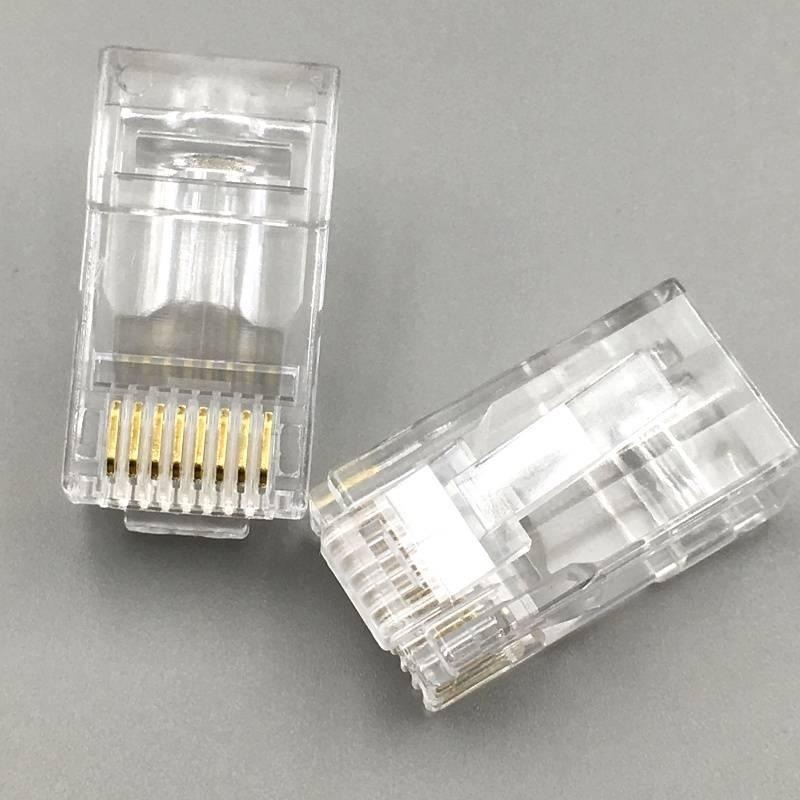 含稅 台灣現貨 穿透式 水晶頭  通孔式 水晶頭 網路 水晶頭 RJ45  CAT5e  CAT6 網路頭-細節圖3