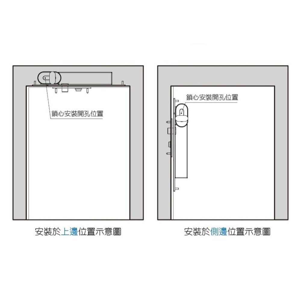 (門禁家) 含稅 送電開陽極鎖(可選購鎖心)鵬驥  DA-66SL  門禁-細節圖3