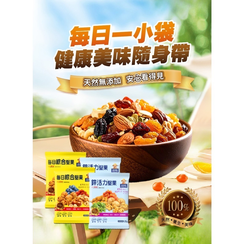 森林老爹 每日鋅活力堅果 隨手包-規格圖1