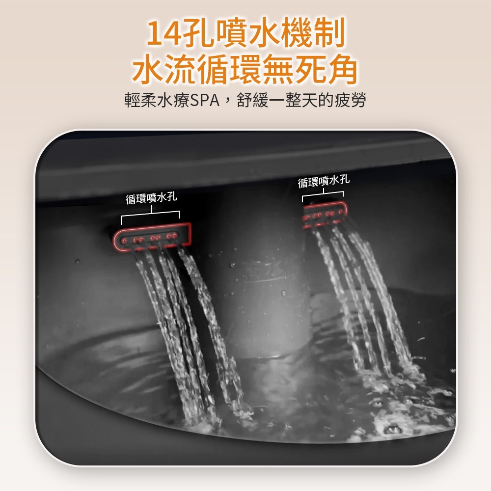 智慧足浴泡腳機CON-W370-細節圖8
