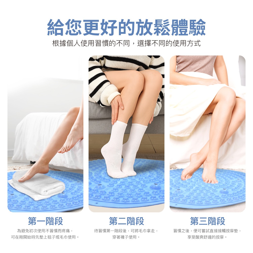 超慢跑磁石指壓腳底按摩墊CON-YG051-細節圖7