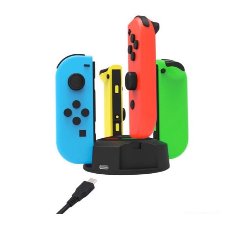 DOBE NS SWITCH JOY CON手把 手柄 搖桿 充電座 充電器 動森 Joycon-細節圖2