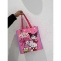 🌸粉色/藍色可愛kitty凱蒂貓防水加厚環保購物袋 kitty  凱蒂貓 環保袋 購物袋 防水-規格圖5