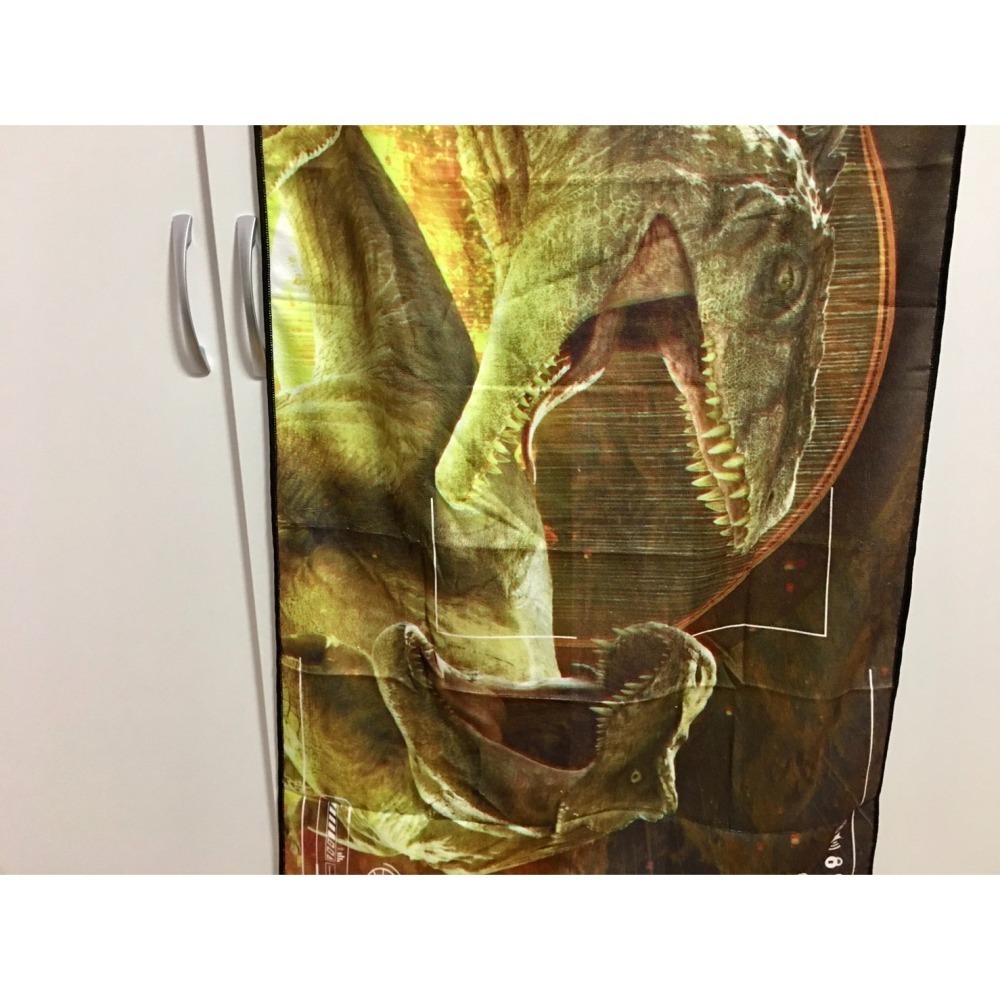 現貨🦕🦖日單SEGA侏羅紀浴巾-B款 超細纖維 浴巾 暴龍 侏羅紀 恐龍 浴巾-細節圖2