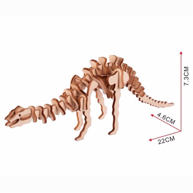 🦕🦖恐龍學習訓練組裝3D立體拼圖🧩 拼圖 3D 恐龍 暴龍 侏羅紀 訓練 學習-細節圖2