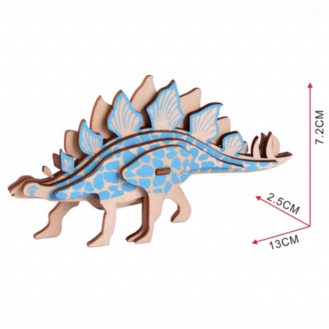 🦕🦖恐龍學習訓練組裝3D立體拼圖🧩 拼圖 3D 恐龍 暴龍 侏羅紀 訓練 學習-細節圖3