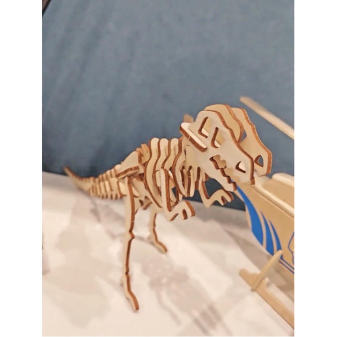 🦕🦖恐龍學習訓練組裝3D立體拼圖🧩 拼圖 3D 恐龍 暴龍 侏羅紀 訓練 學習-細節圖4