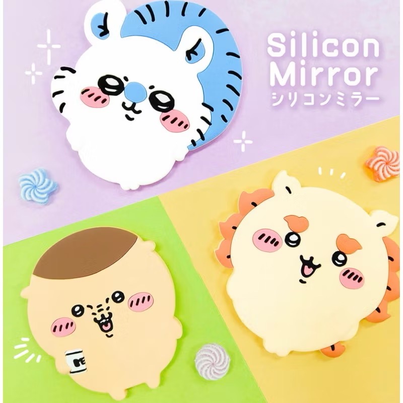 日本🇯🇵✈️吉伊卡哇 造型公仔 手拿鏡 化妝鏡 🪞鏡子 包包內必備款❤️-細節圖2