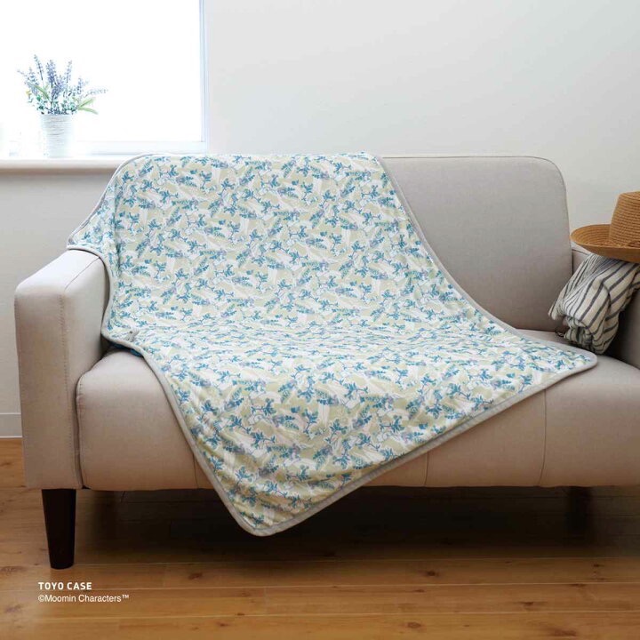 單品免運 京京國際 現貨 涼感 日本🇯🇵 嚕嚕米 小不點 阿金 涼感毛毯 收納起來當枕-細節圖2