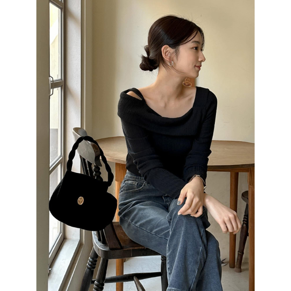 ² ⁰ ² ⁴ 12月 正韓 韓國🇰🇷露肩造型針衣  •三色-細節圖5