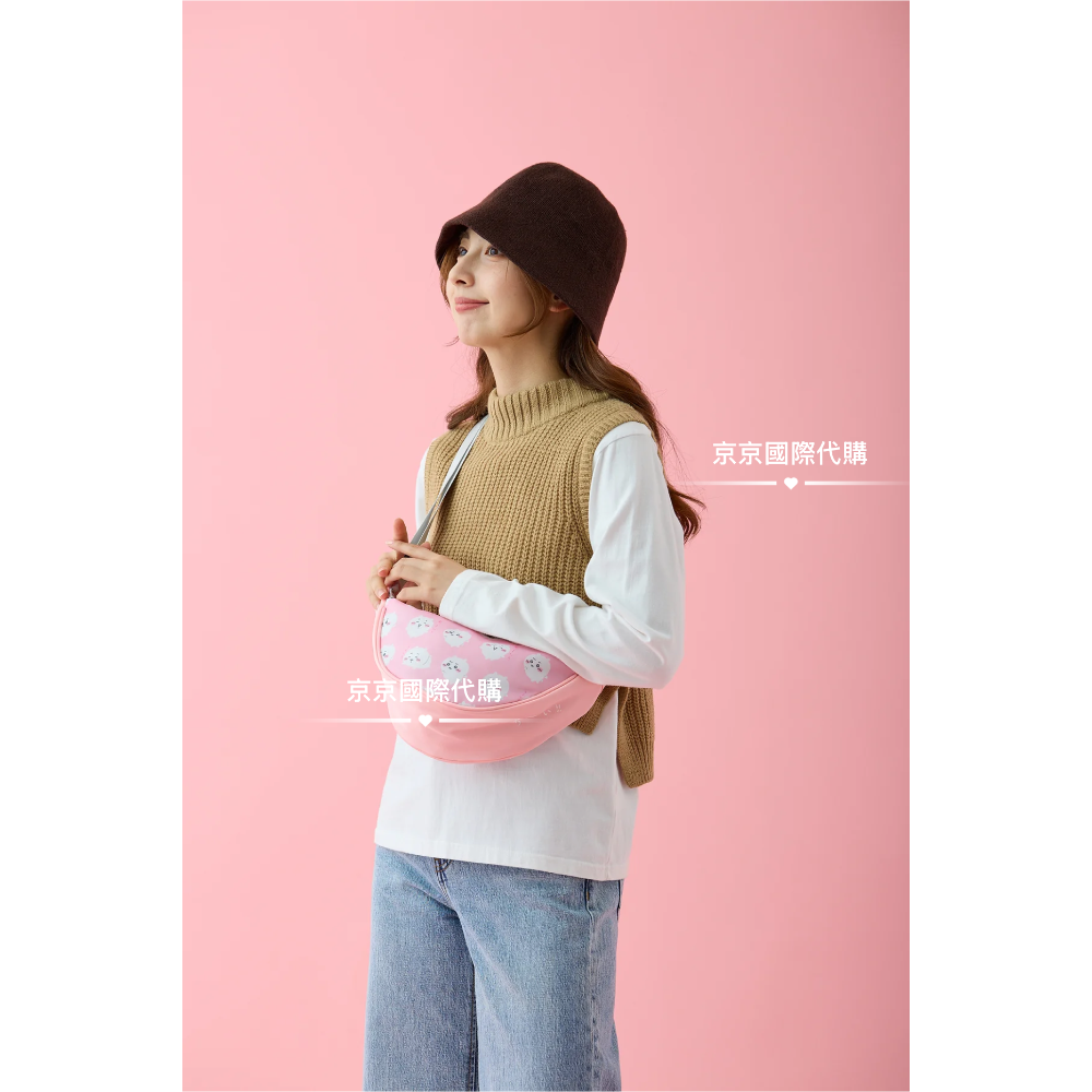 日本🇯🇵吉伊卡哇 單肩包 胸包 方便拿取 存放 體積便利 非常適合購物和散步 背著就去走走吧💕-細節圖2