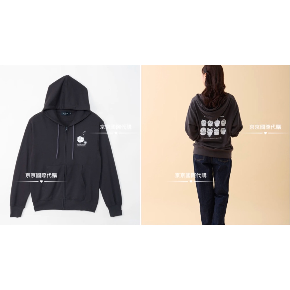 日本🇯🇵吉伊卡哇 帽T外套 寬鬆的輪廓非常適合各種休閒風-規格圖1