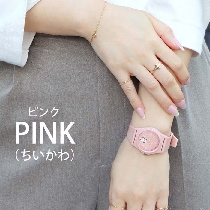 單品免運 京京國際 現貨 手錶 日本機芯 吉伊卡哇 PVC錶帶皮革 造型手錶 指針式 手錶 附登山扣包-細節圖2