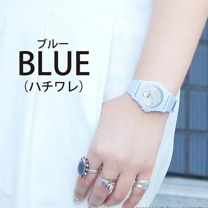 單品免運 京京國際 現貨 手錶 日本機芯 吉伊卡哇 PVC錶帶皮革 造型手錶 指針式 手錶 附登山扣包-細節圖4