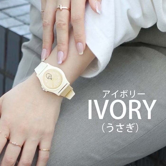 單品免運 京京國際 現貨 手錶 日本機芯 吉伊卡哇 PVC錶帶皮革 造型手錶 指針式 手錶 附登山扣包-細節圖6