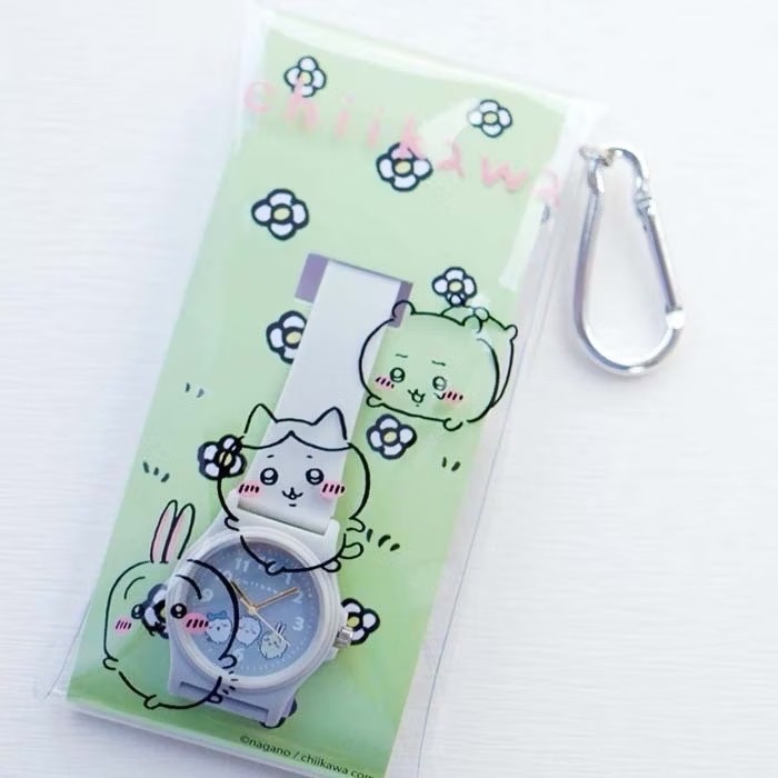 單品免運 京京國際 現貨 手錶 日本機芯 吉伊卡哇 PVC錶帶皮革 造型手錶 指針式 手錶 附登山扣包-細節圖8