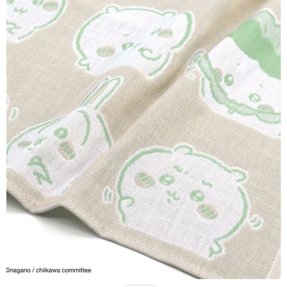 日本製 吉伊卡哇 100%純棉 三層紗布夏天流汗💦必備 毛巾 擦汗巾-規格圖4