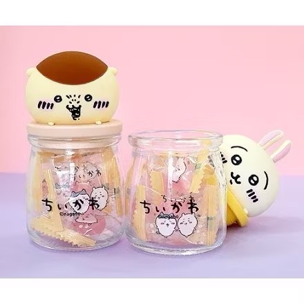 玻璃罐 造型罐 糖果瓶 日本🇯🇵吉伊卡哇 小可愛 小八貓 栗子 兔-細節圖5