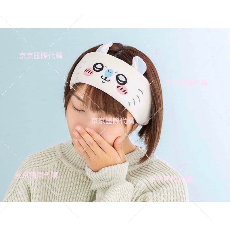 造型髮帶 美容帶 寄生桃有現1 日本🇯🇵✈️吉伊卡哇 髮帶 瀏海 造型 吉伊 小八 兔 小桃 栗子 古本-細節圖2