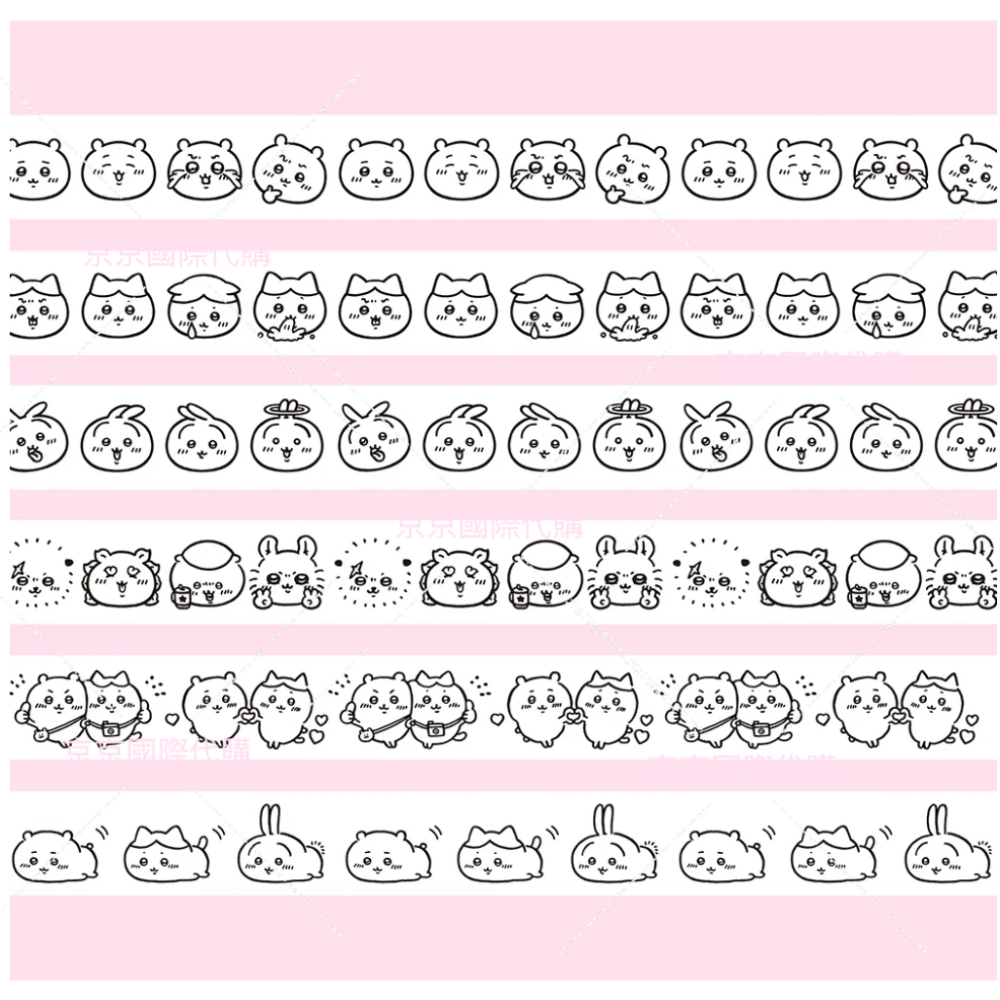 連續造型公仔 印章 日本🇯🇵吉伊卡哇 手帳繪圖 畫畫 工具 文具-細節圖3