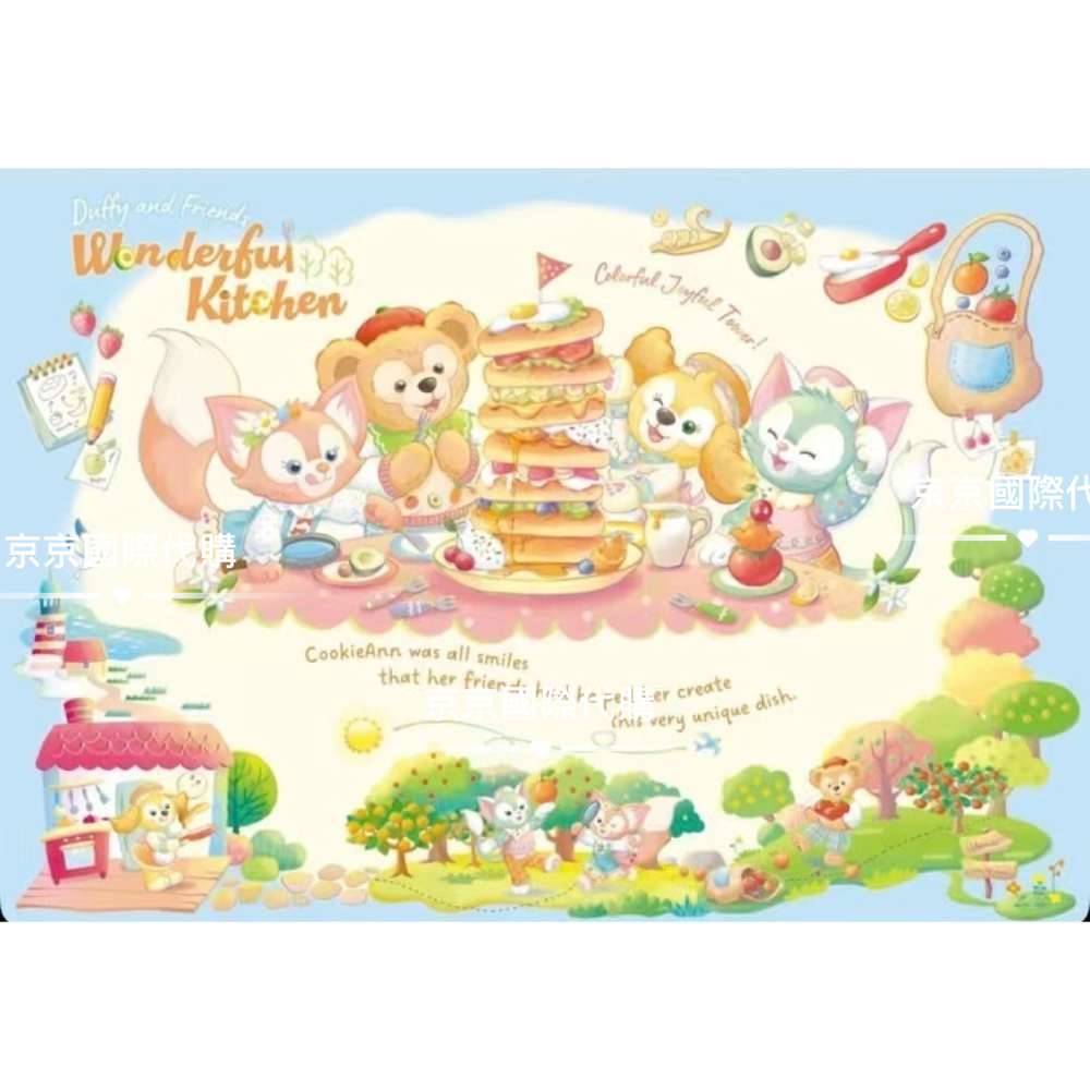 現貨1組 新品 奇妙廚房 廚師 點心 達菲家族 日本🇯🇵東京迪士尼樂園-細節圖2