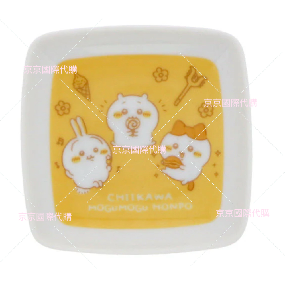 日本製陶瓷小碟盤 限定店發售限量限購 日本🇯🇵吉伊卡哇 餐具 碗盤杯子筷子碟子盤子茶杯飯碗-規格圖2