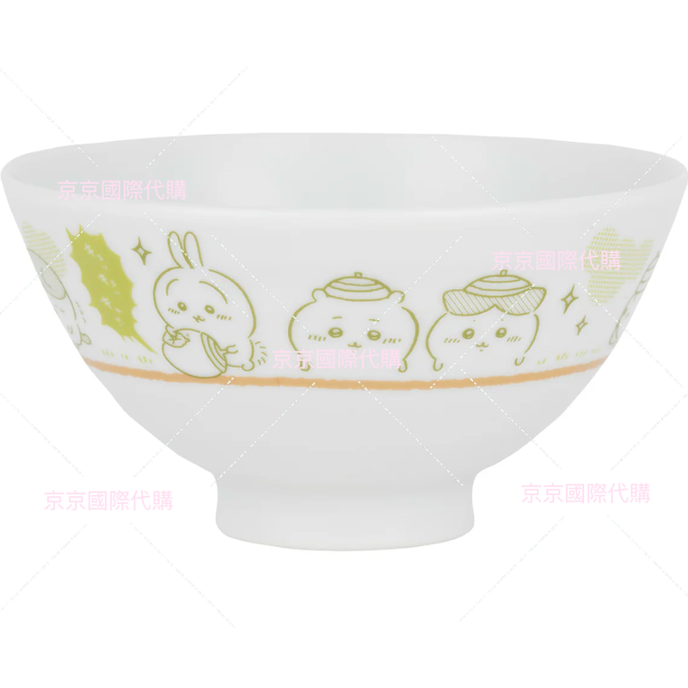 日本製陶瓷飯碗 茶碗 限定店發售限量限購 日本🇯🇵吉伊卡哇 餐具 碗盤杯子筷子碟子盤子茶杯飯碗-規格圖8