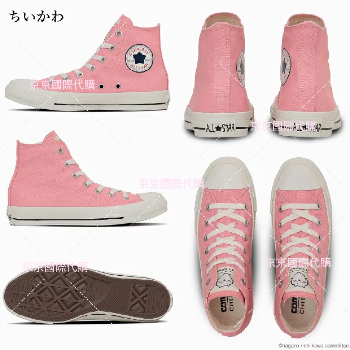 萬眾矚目 色彩低調吉伊卡哇 高筒帆布鞋 首款合作CONVERSE聯名款 百搭鼻祖鞋款 誰穿誰好看 日本🇯🇵 限量限定-規格圖7