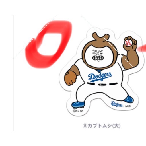 現貨 棒球聯名 吉伊卡哇 兔兔貼紙 棒球迷在哪裡⚾️尖叫聲 MLB聯名款 日本🇯🇵吉伊卡哇 貼紙-規格圖1