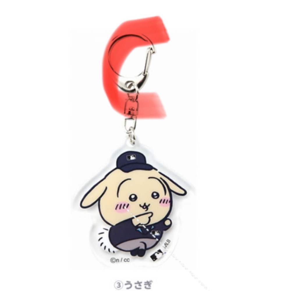 現貨 鑰匙圈 數量有限預購從速 錯過真的不再 日本🇯🇵MLB 棒球 吉伊卡哇 聯名款-規格圖3