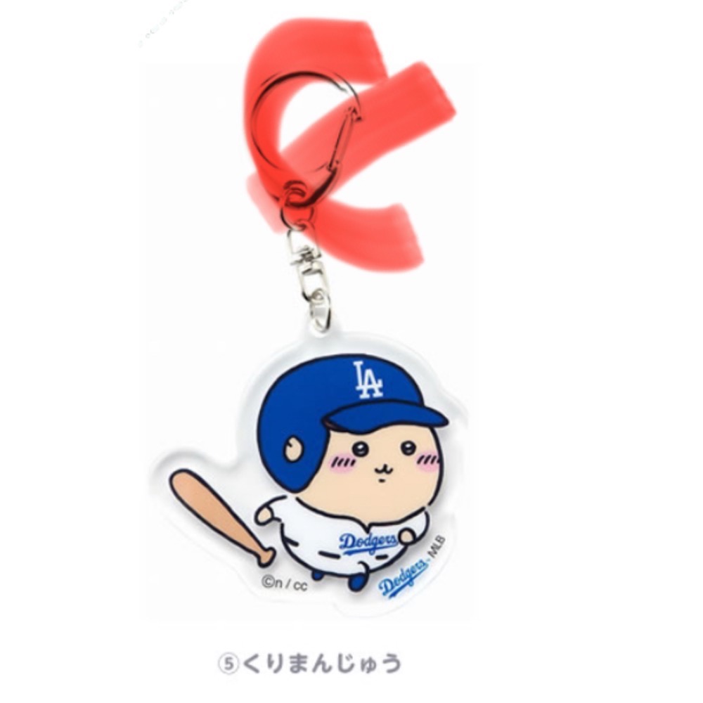 現貨 鑰匙圈 數量有限預購從速 錯過真的不再 日本🇯🇵MLB 棒球 吉伊卡哇 聯名款-規格圖3