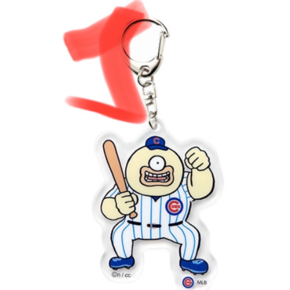 現貨 鑰匙圈 數量有限預購從速 錯過真的不再 日本🇯🇵MLB 棒球 吉伊卡哇 聯名款-規格圖3