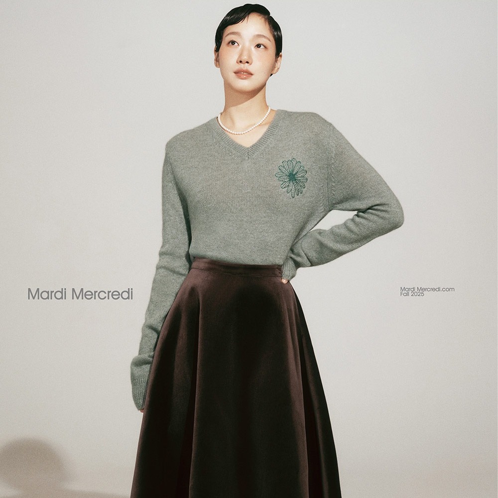 限時限量 韓國代購 Mardi Mercredi 線條小狗寬版襯衫系列  結合韓系潮流與法式優雅的人氣品牌 京京國際代購-細節圖2