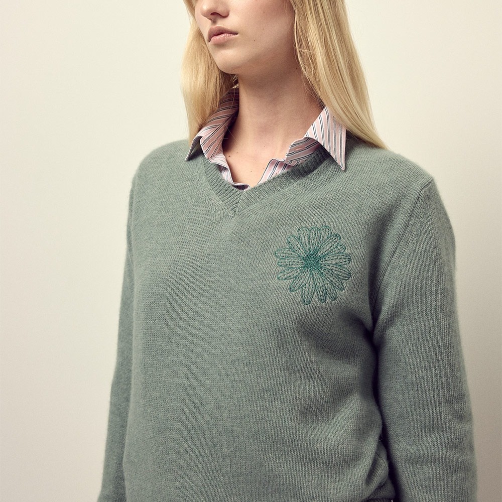 限時限量 韓國代購 Mardi Mercredi 線條小狗寬版襯衫系列  結合韓系潮流與法式優雅的人氣品牌 京京國際代購-細節圖4