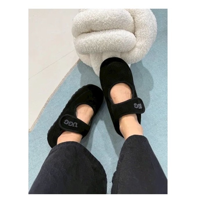 限時限量優惠 澳洲代購 OZWEAR UGG 復古瑪莉珍平底毛毛鞋【OB970】 UGG秋冬爆紅新作  京京國際代購-細節圖8