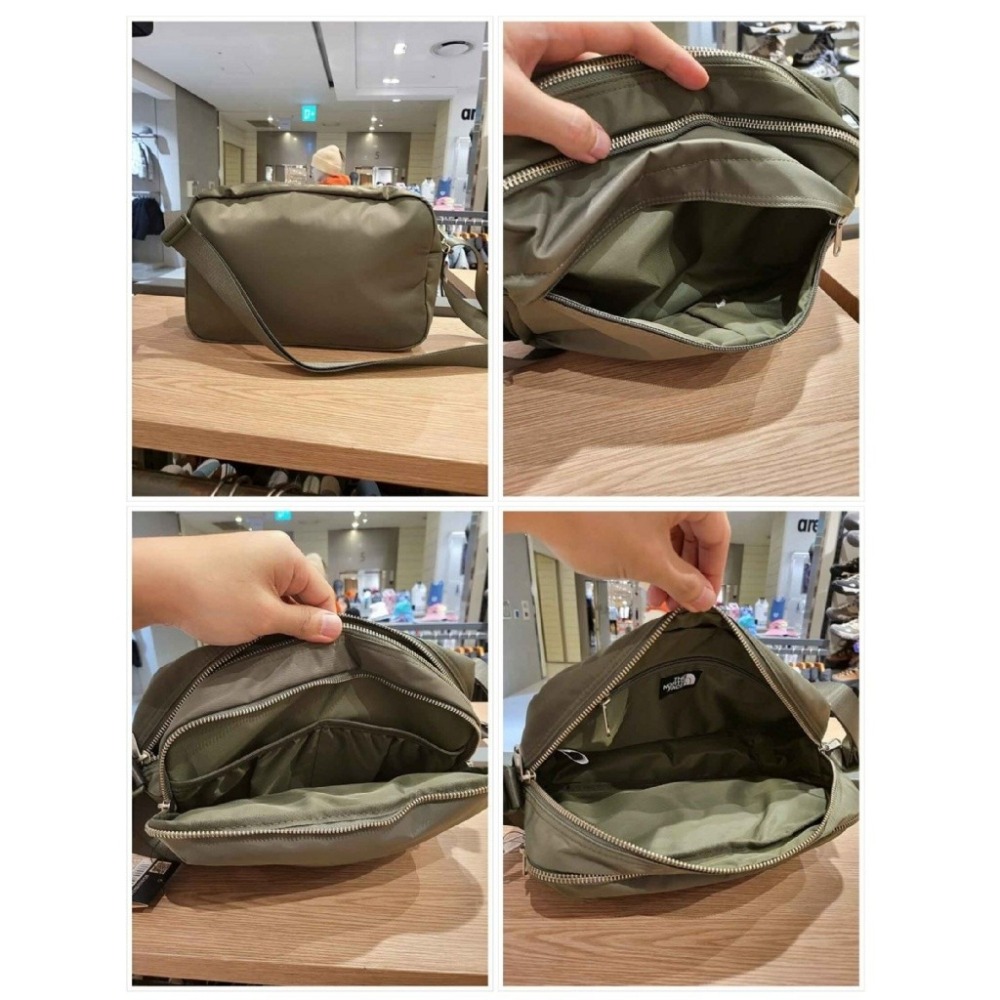 限時限量 韓國代購The North Face 中型輕量尼龍斜紋布 側背包 低調又超好裝🤗一咖搞定 #京京國際代購-細節圖7