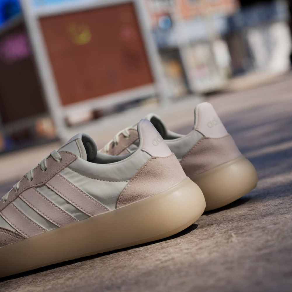 限時限量 韓國代購 Adidas Barreda Decode 奶油裸粉休閒女鞋 ＃海外限定款   乾淨簡單的純淨色系-細節圖4