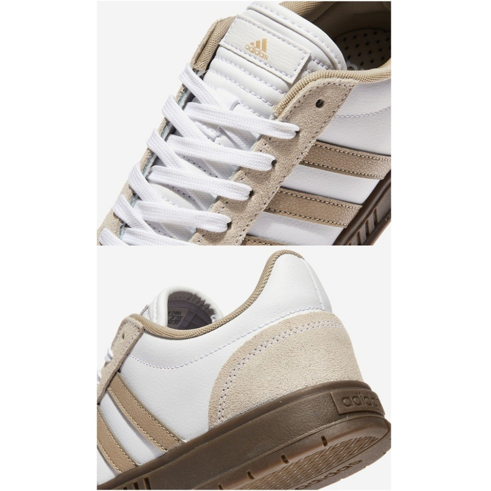 限時限量 韓國代購 Adidas Gradas 復古伯爵奶茶系皮革休閒鞋 中性風格男女皆可穿著 京京國際代購-細節圖10