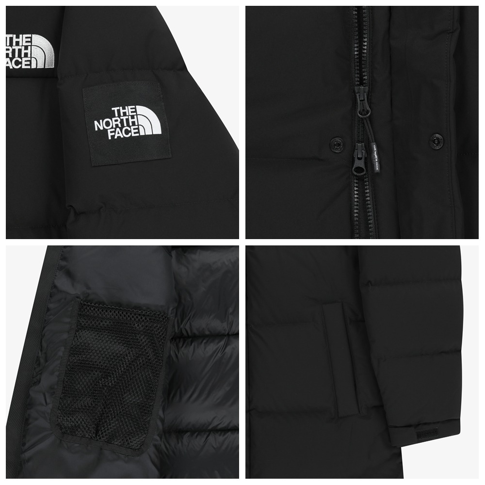 限時限量 韓國代購 The North Face EVERLOFT DOWN COAT 長版羽絨外套 京京國際代購-細節圖5
