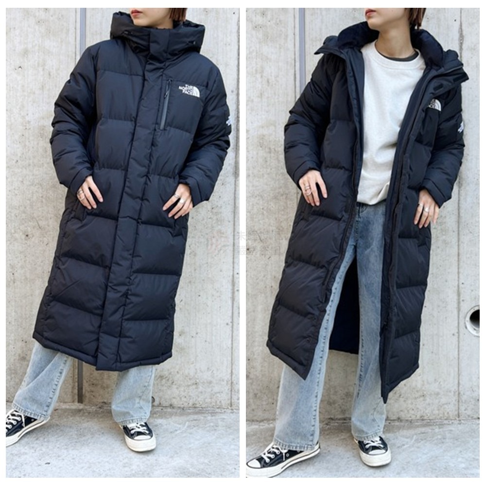 限時限量 韓國代購 The North Face EVERLOFT DOWN COAT 長版羽絨外套 京京國際代購-細節圖7