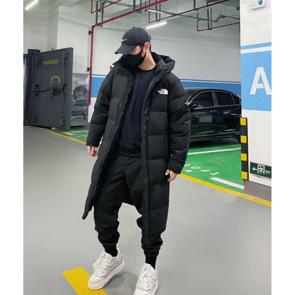 限時限量 韓國代購 The North Face EVERLOFT DOWN COAT 長版羽絨外套 京京國際代購-細節圖9