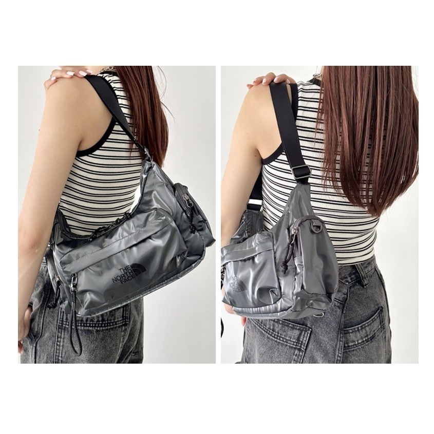 限時限量 韓國代購 The North Face BONNEY HOBO BAG MINI 流浪單肩包-細節圖9