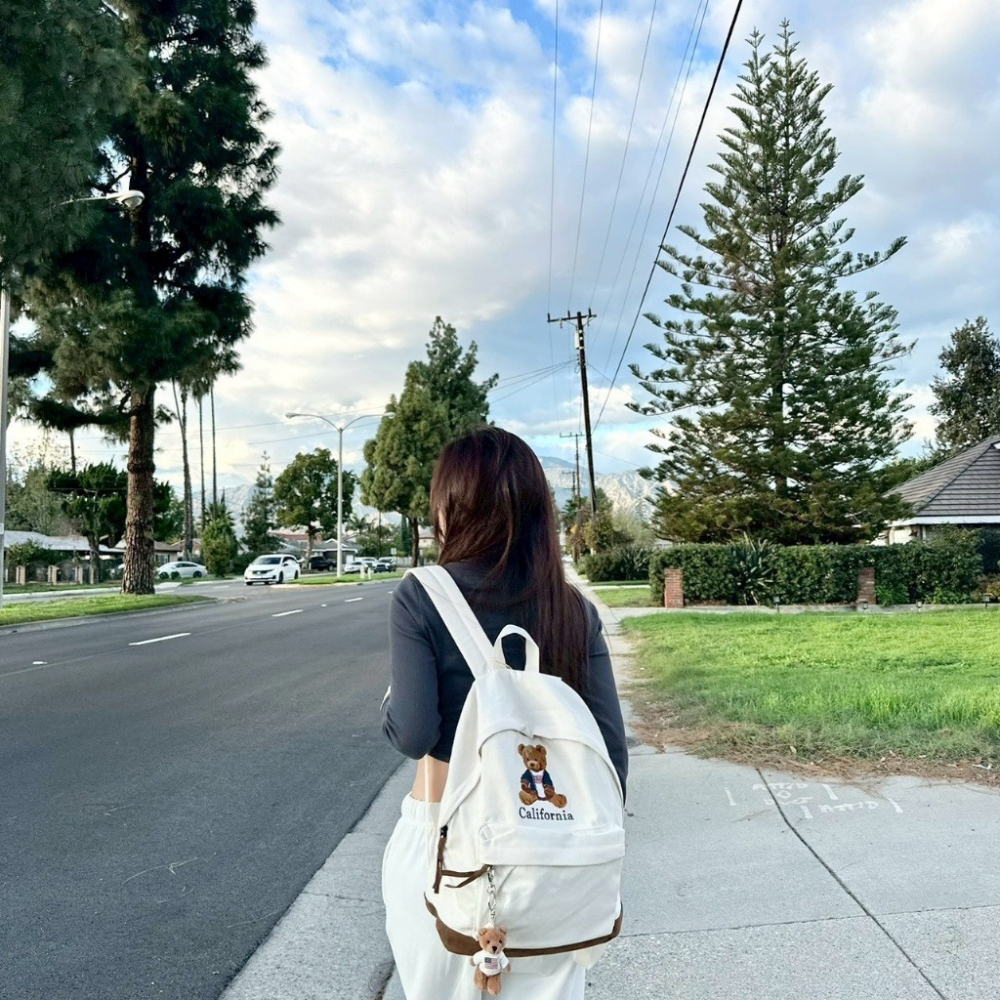 限時限量 美國代購 California 泰迪熊🧸後背包 🇺🇸加州限定.ᐟ 京京國際代購-細節圖6