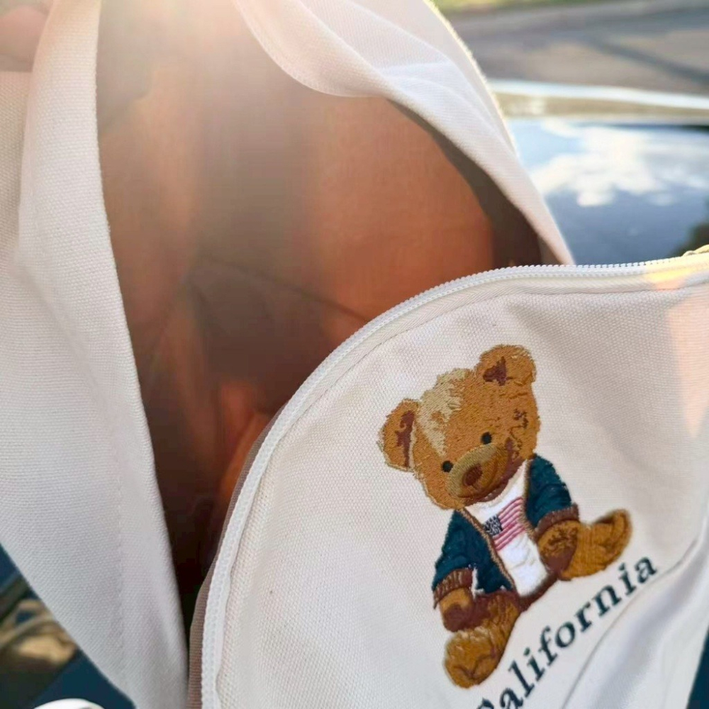 限時限量 美國代購 California 泰迪熊🧸後背包 🇺🇸加州限定.ᐟ 京京國際代購-細節圖9