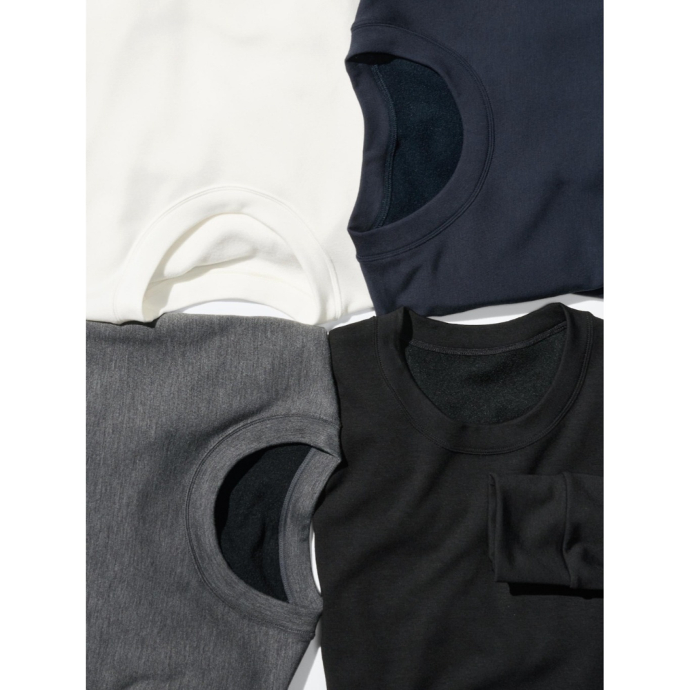 日本 UNIQLO HEATTECH 超極暖圓領發熱保暖上衣（（男款）＃UQ家最最最保暖的發熱衣 京京國際代購-細節圖4