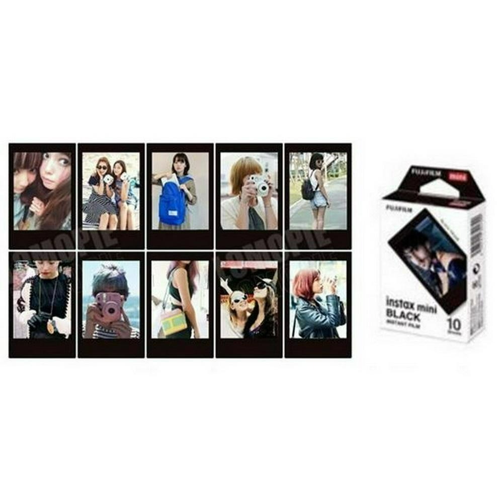 富士 INSTAX MINI 拍立得 底片 米奇 維尼 Kitty 彩虹 馬卡龍 噴畫 黑框 懷舊 [現貨]-細節圖9