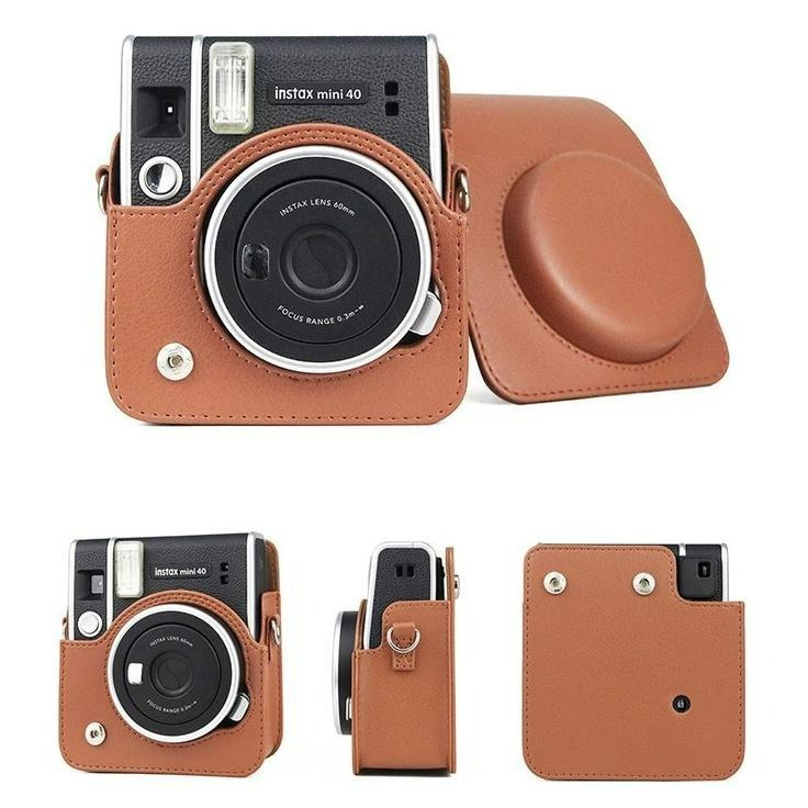 富士 INSTAX MINI40 MINI 40 拍立得 專用復古 相機 皮套 水晶殼 [現貨]-細節圖7