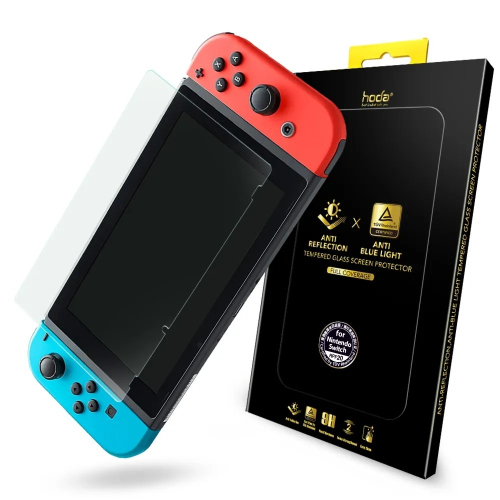 AR抗反射抗藍光玻璃貼 for Nintendo Switch 任天堂 (德國萊因TÜV RPF20認證)