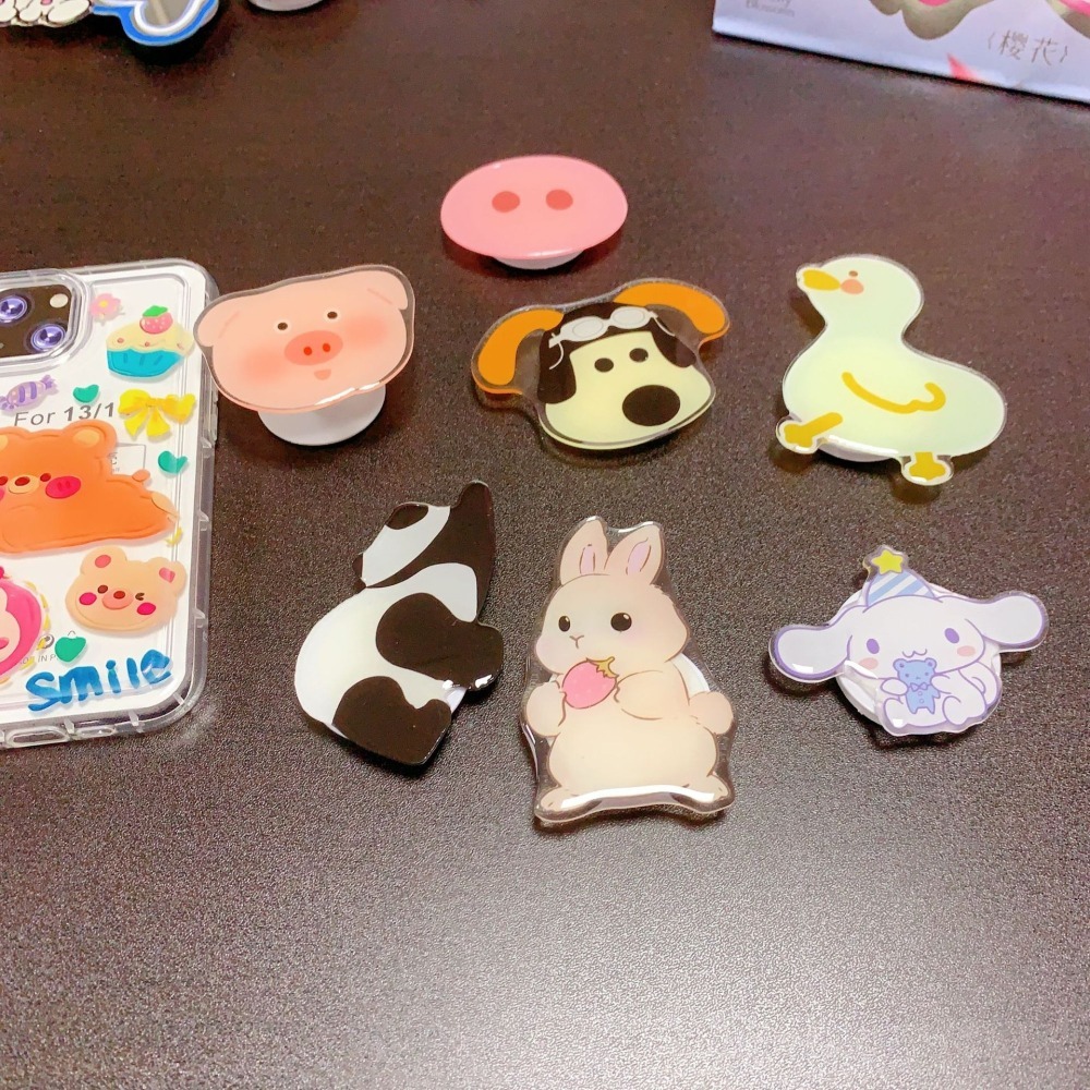 手機支架 卡通支架 支架 手機架 氣墊支架 影片支架 懶人支架 氣囊支架 手機平板 伸縮支架 站立支架-細節圖2