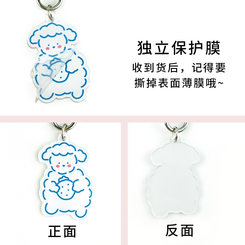 鑰匙扣 鑰匙圈 小熊掛飾 ins風 吊飾 可愛 包包掛件 鑰匙 Airpods掛件 配件 學生 兒童 小禮物-細節圖4